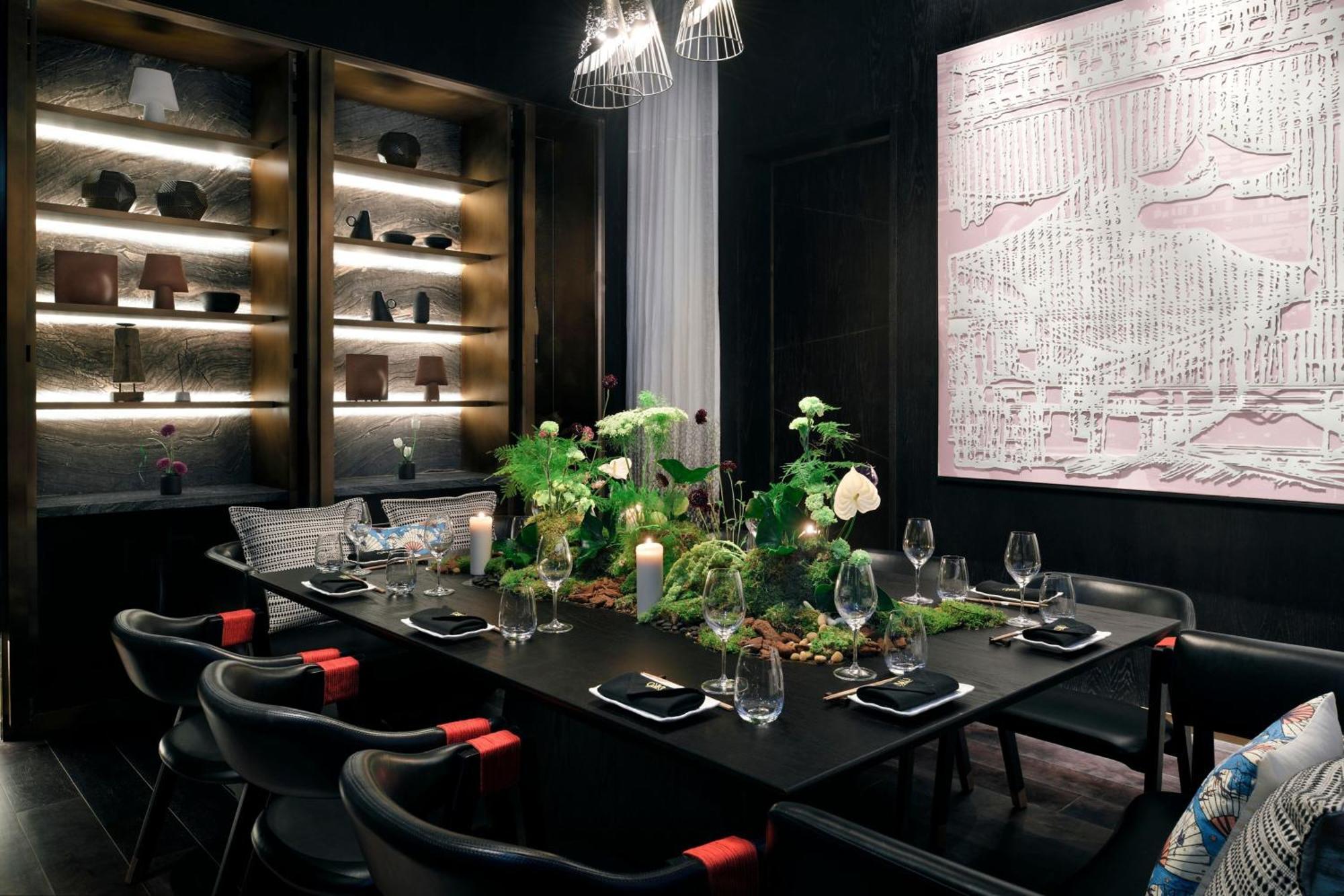 Marriott Resort Palm Jumeirah, Dubai Eksteriør bilde Private dining room at the restaurant