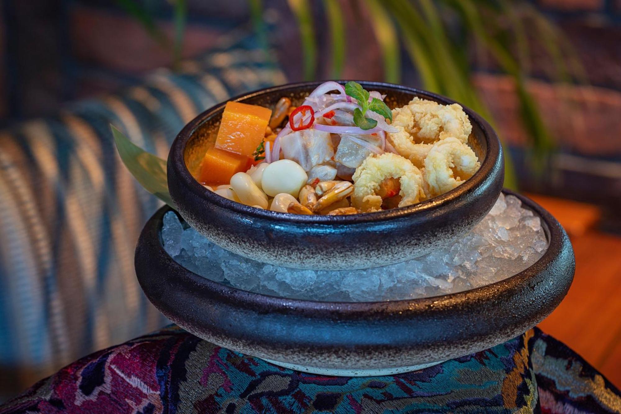 Marriott Resort Palm Jumeirah, Dubai Eksteriør bilde Ceviche