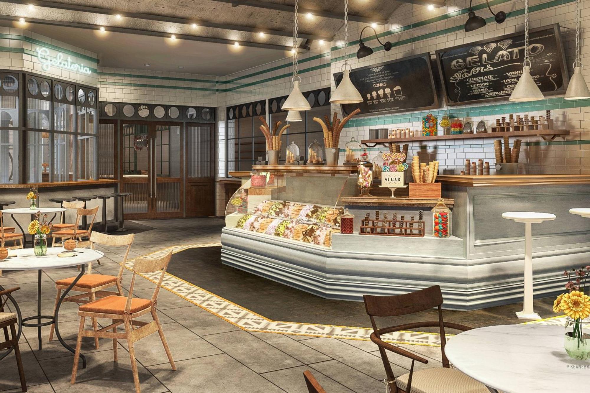 Marriott Resort Palm Jumeirah, Dubai Eksteriør bilde 3D rendering of a coffee shop